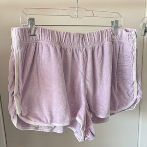Victorias Secret PINK Lavender Terry Cloth Shorts